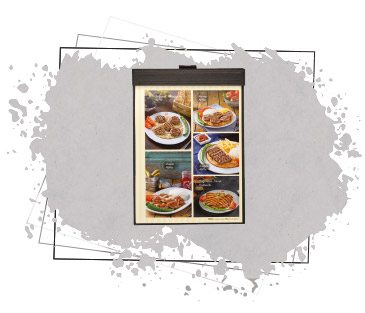 Cafe restaurant menu
